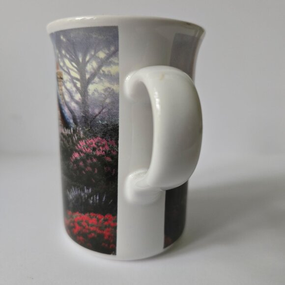 Lilac Cottage 2004 Genuine Kinkade Ceramic Coffee Mug - Picture 15 of 16
